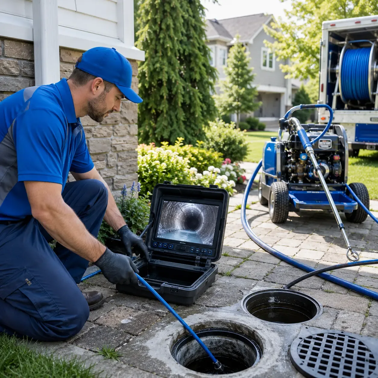 Outdoor drain cleaning professionals serving Armstrong, TX